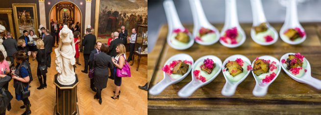 Cocktail party and pink canapes | Kelly Chandler Consulting