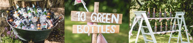 Outdoor wedding drinks stations | Kelly Chandler Consulting