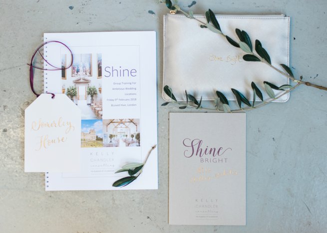 Shine wedding venue training material | Kelly Chandler Consulting 