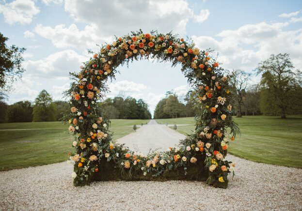 Wedding flower arch | Kelly Chandler Consulting